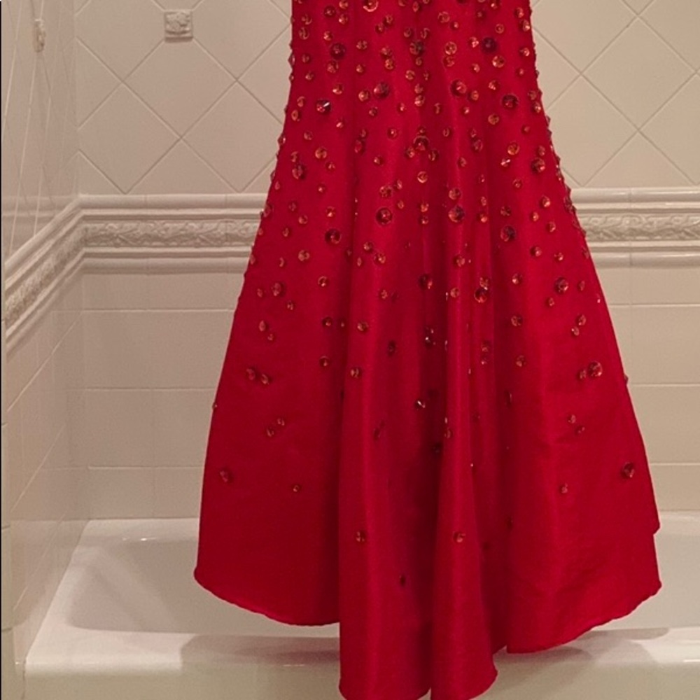 Red Jovani gown
